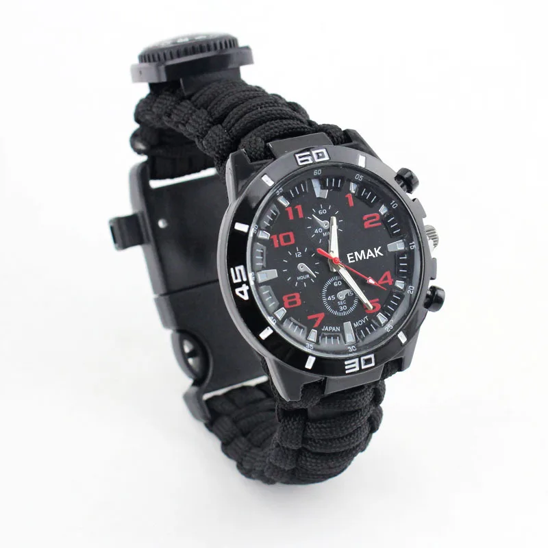 

16 in 1 Multitool Compass Hunting Fishing Slingshot Outdoor Camping Survival Gadgets Watch Umbrella Rope Tool Bag Tactical Gear