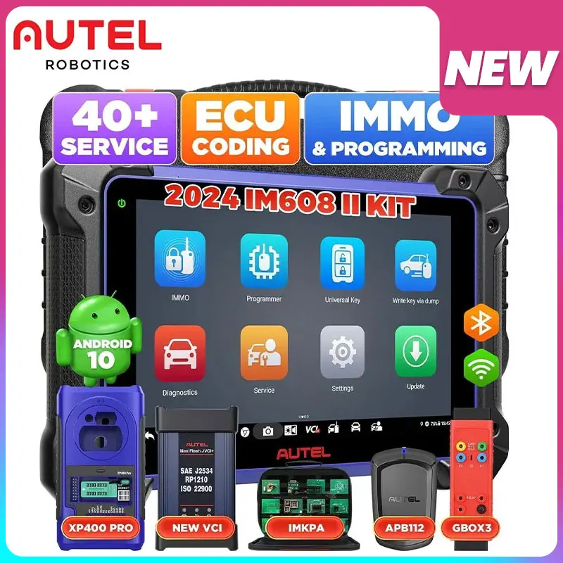 Autel MaxiIM IM608 II Pro IMMO ключ Fob Программирование OBD2 сканер автомобильный
