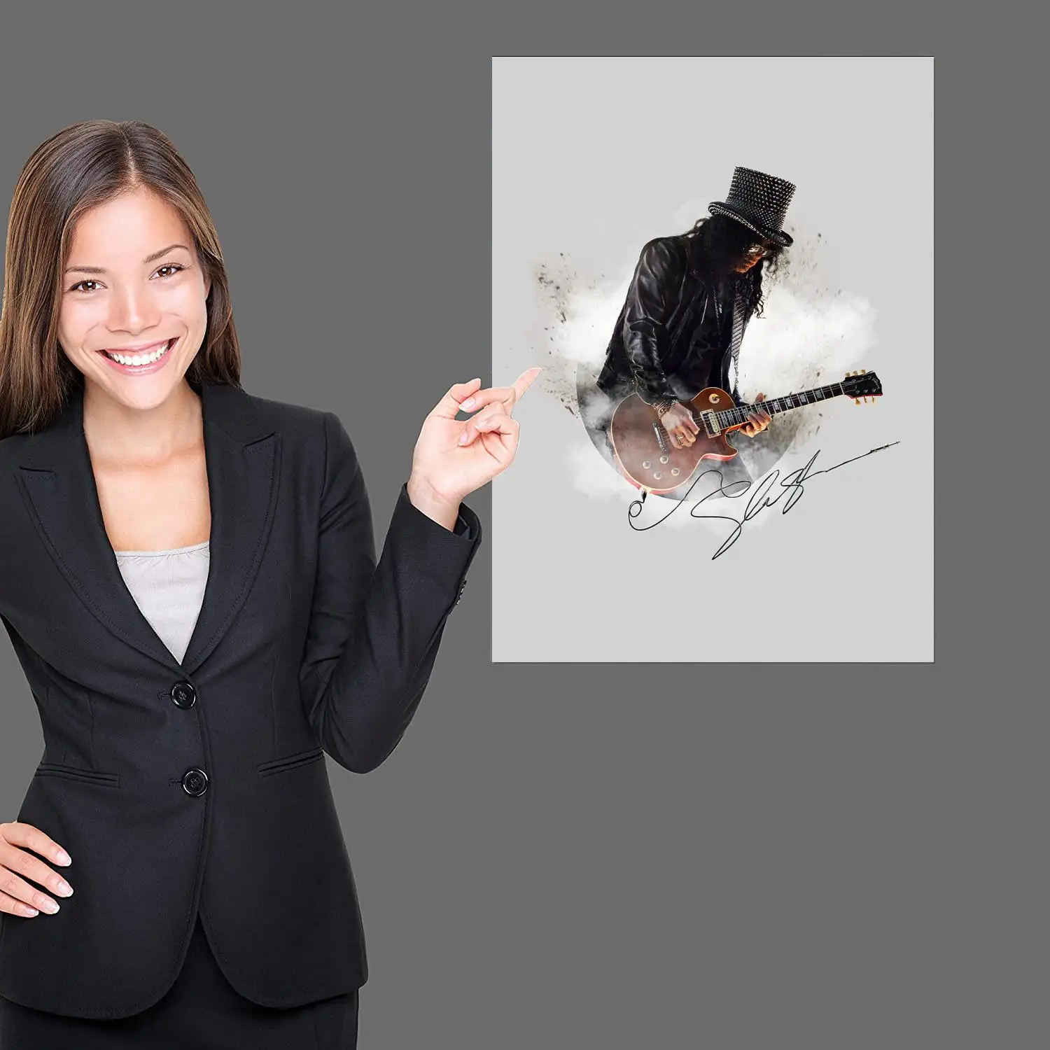 Slash singer декоративное живописное полотно постер настенный художественный для