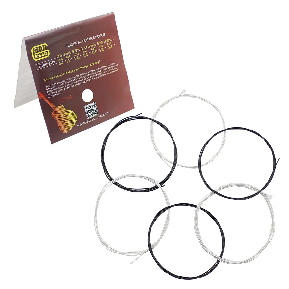 

6pcs Reusable Lightweight Simple Guitar Accessories Guitar Strings for Friends