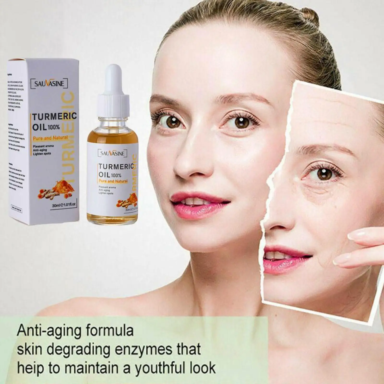 

30 мл куркума, лимонное масло для кожи, светящаяся для осветления акне, темные патчи, корректор акне, светящаяся кожа, корректор для темных то...