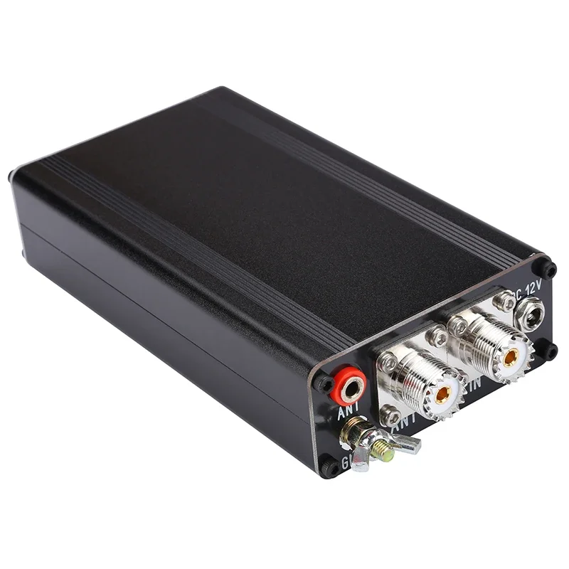 ATU-130 1 8-50 МГц 200 Вт ВЧ-антенный тюнер Автоматический антенный с OLED-дисплеем черным