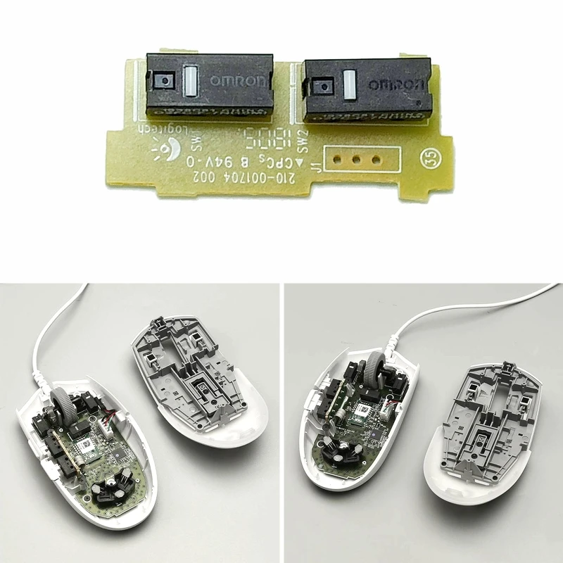 

Mouse Micro Switch Button Board for logitech G102 G102 Hero Gaming Mice Button