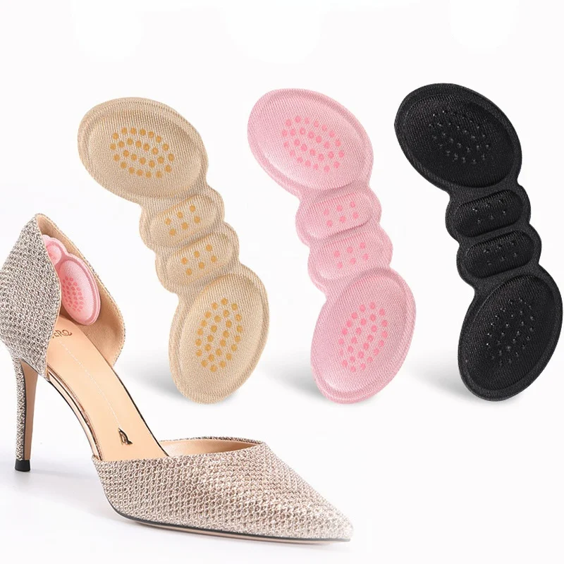 

2PCS Sport Heel Insert Stickers Self-adhesive High Heels Liner Protector for Shoes Size Reducer Filler Heel Cushion Pain Relief
