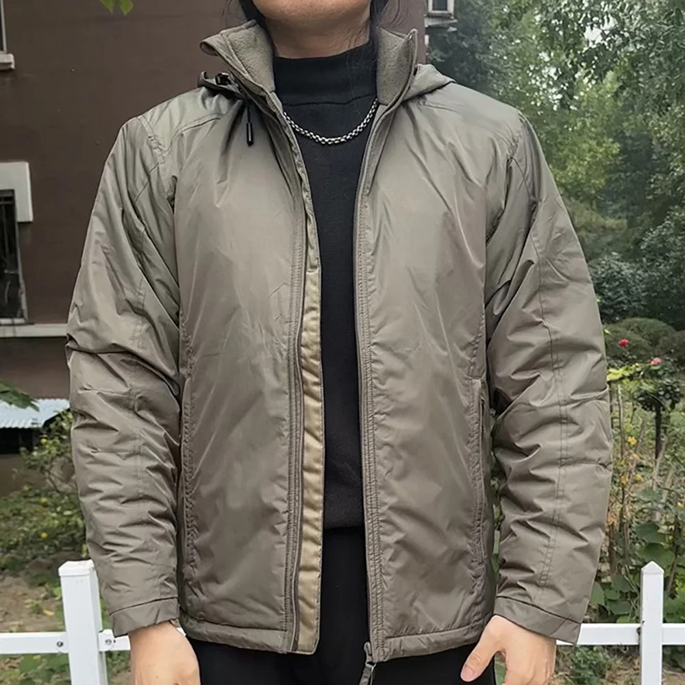 Куртка мужская тактическая ветрозащитная теплая из плотного хлопка