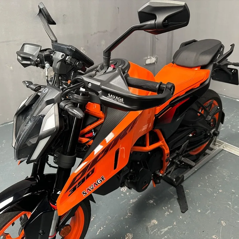 Фото Для Duke 125 DUKE 250 390 Duke390 2014-2023: Защита руля, ветровой дефлектор, защита рычагов тормоза и сцепления. №2