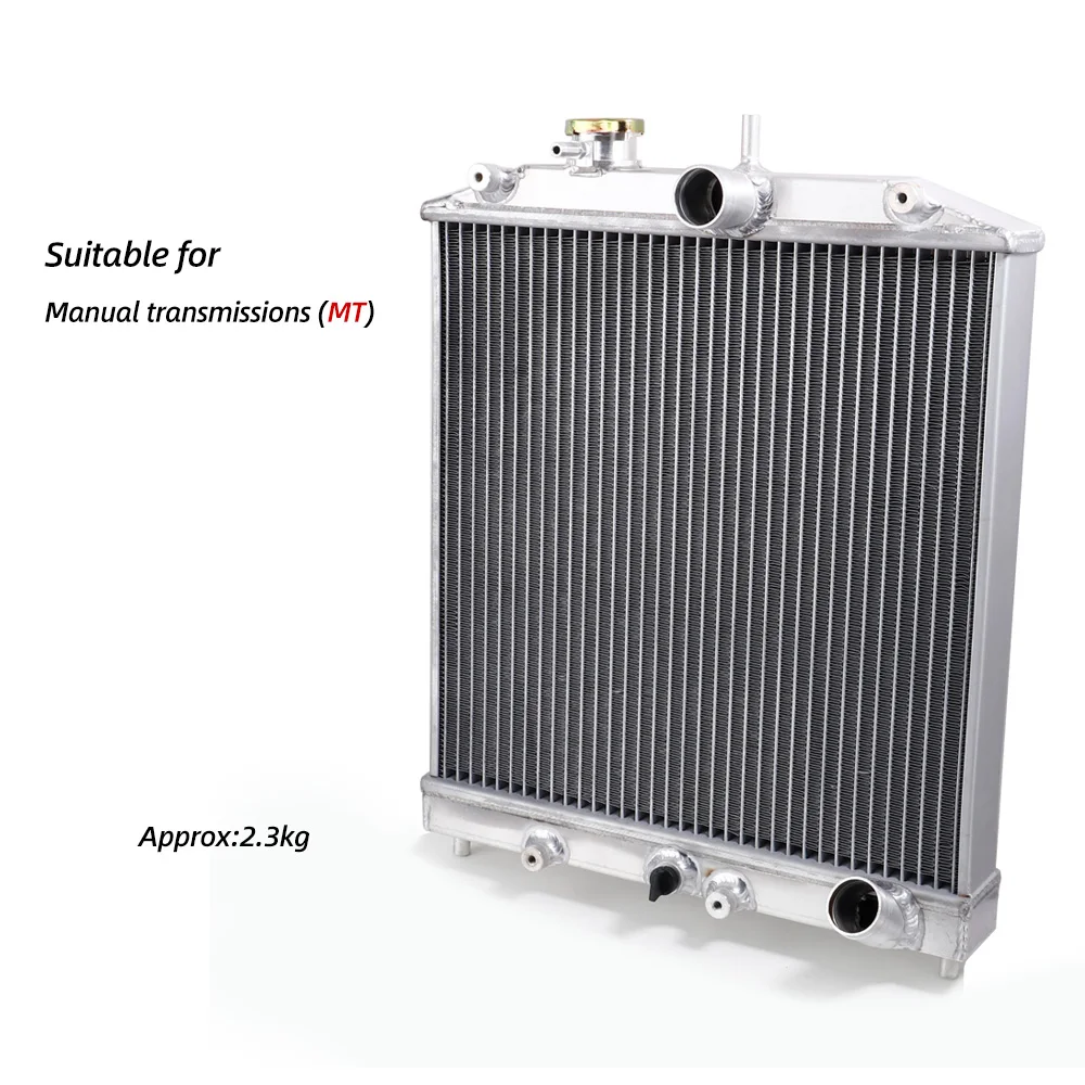 

Автомобильный радиатор 2 ряда 42 мм для Honda Civic Del Sol 92-00 MT/AT EG/EK, вход/выход 32 мм