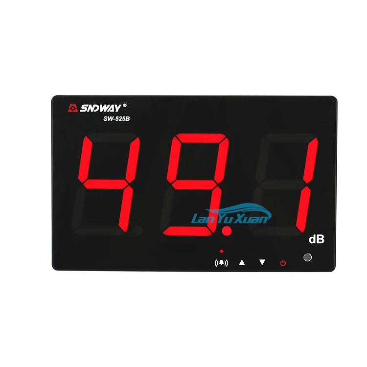 SNDWAY SW-525B 30 до 130 дБ большой ЖК децибел шумомер цифровой подвесной тип уровень