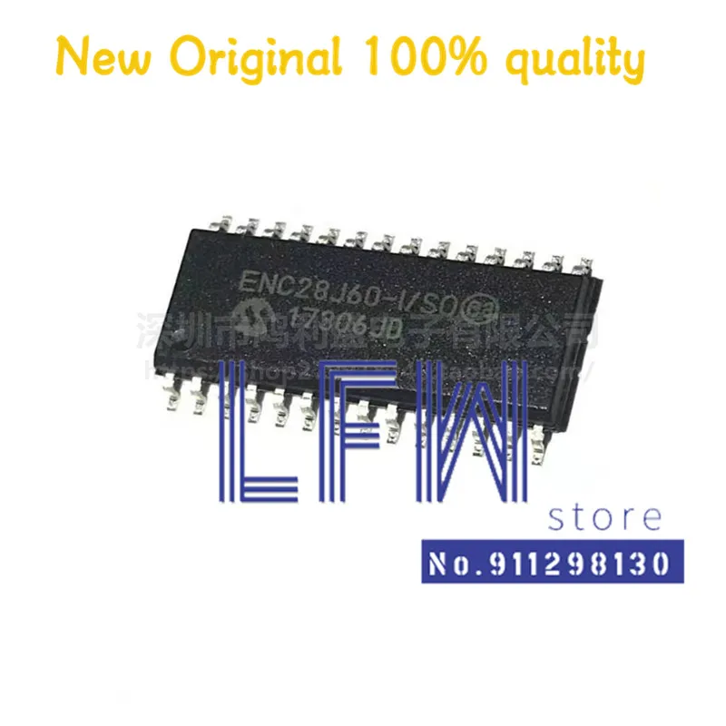 

5pcs/lot ENC28J60-I/SO ENC28J60 SOP28 Chipset 100% New&Original In Stock