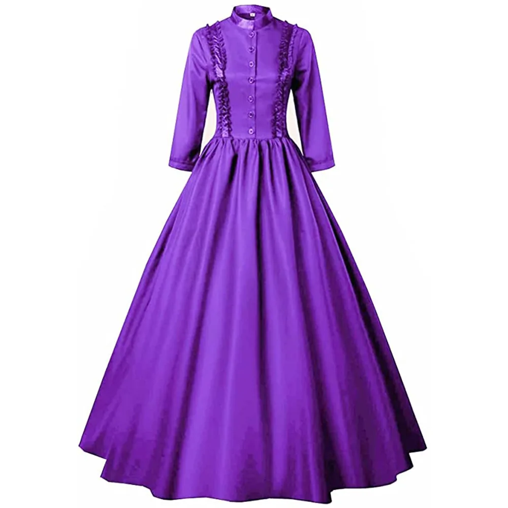 

Retro Gentle Ribbons Chiffon Ruffles Dress Puff Sleeves Square Collar Streamers Irregular Cake A-Line Skirt Dress Fairy Vestidos