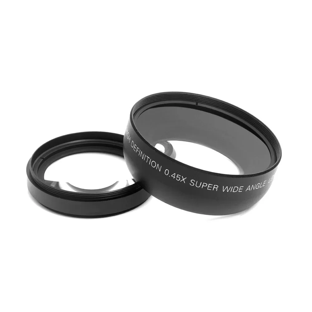 

55mm 0.45X Accessories Fish Eye Clear Macro Studio Attachment Wide Angle Lens Photographic Home Picture For Nikon D70 D3200
