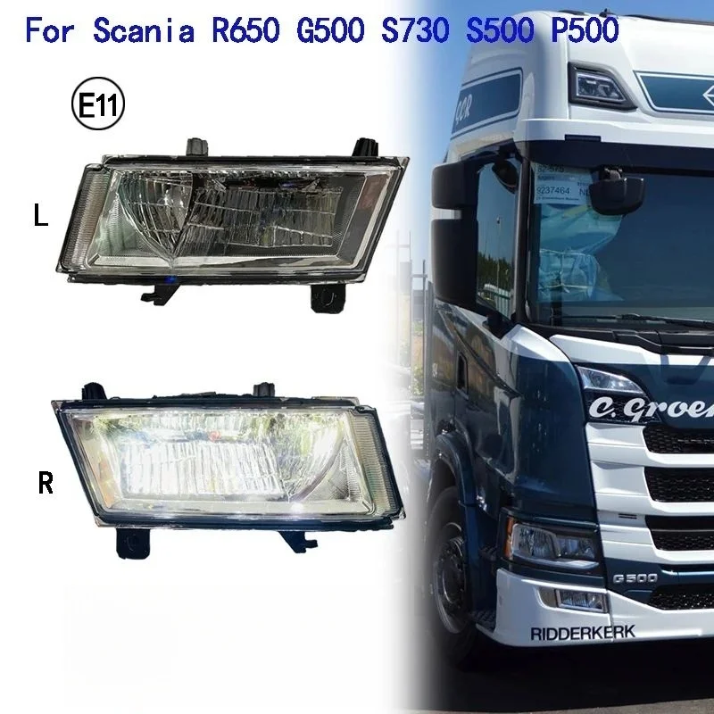 Фото светодиодные противотуманные фары для грузовика scania R650 G500 S730 S500 P500 светодиодные противотуманные фары 24В 2552717 2552714   L 2552715 2552718   Р №1