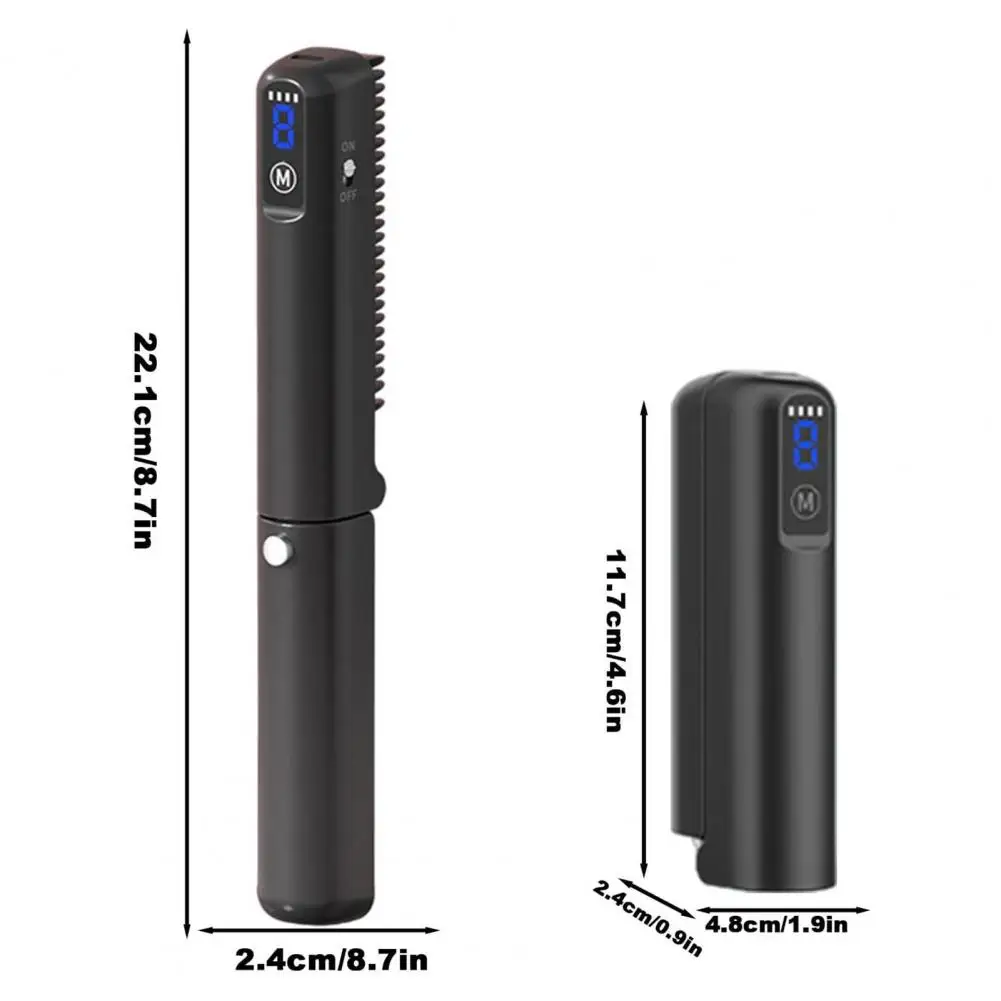 Расческа для волос с защитой от ожогов портативная электрическая расческа