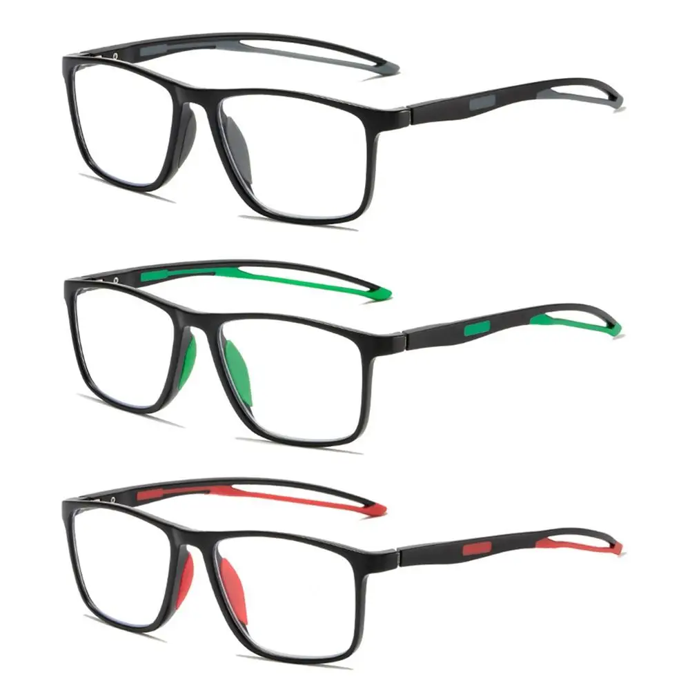 

Очки для чтения с защитой глаз, с защитой от синего света, TR90, квадратные Ультралегкие спортивные очки с блокировкой синего света