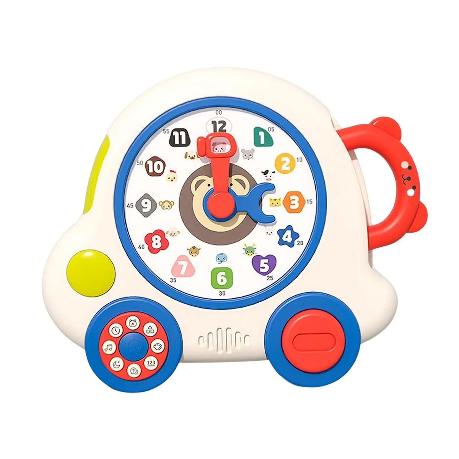 

Cartoon Clock Learning Machine Multiple Modes Puzzle for Baby Toddlers