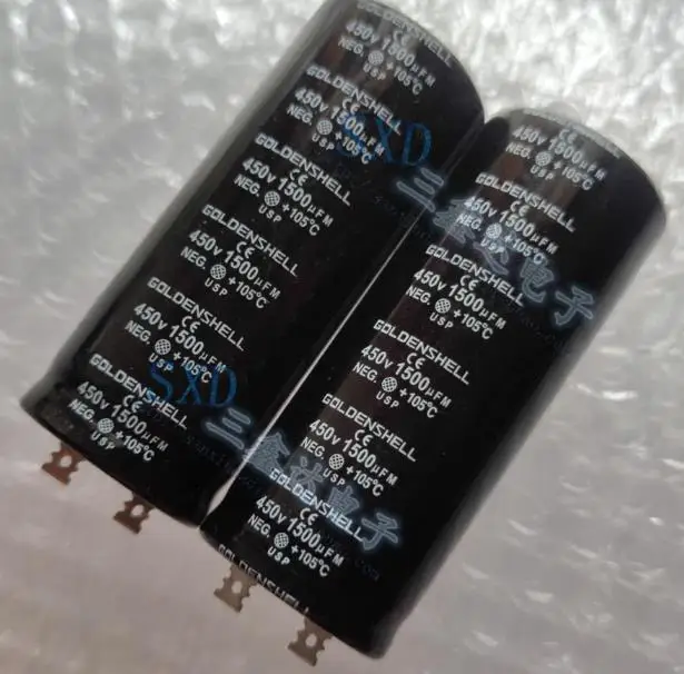 1pc 450v 1500uf Photo Flash Capacitor 35*85mm