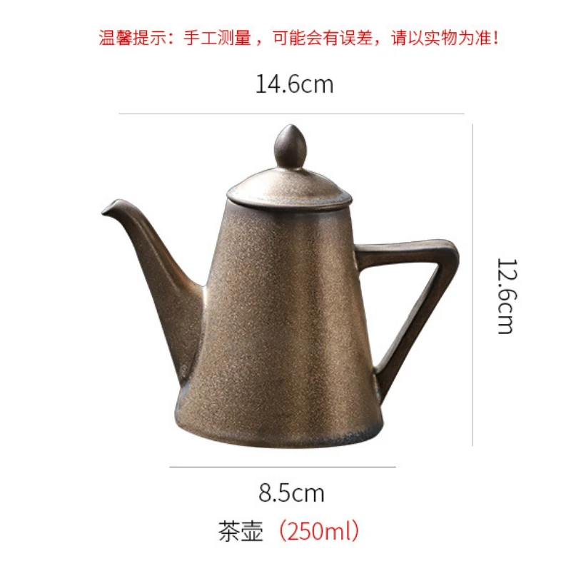 Китайский старинный большой чайник для пивоварения керамический винтажный