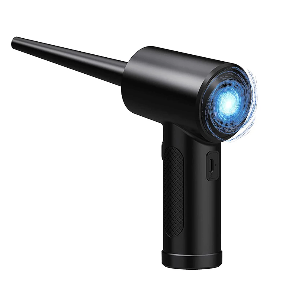 

PP Air Dust Blower Portable Professional Adjustable Battery Powered Wireless Rechargeable Type-C Interface Duster Vacuum