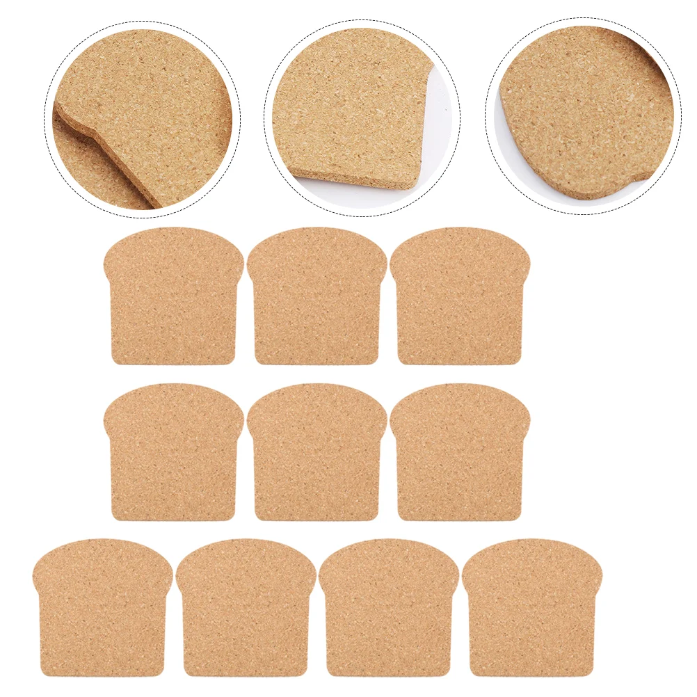 

Coasters Cup Cork Coaster Mat Drink Heat Tea Mats Holder Resistant Shaped Toast Mug Coffee Insulated Beertable Dining Placemats