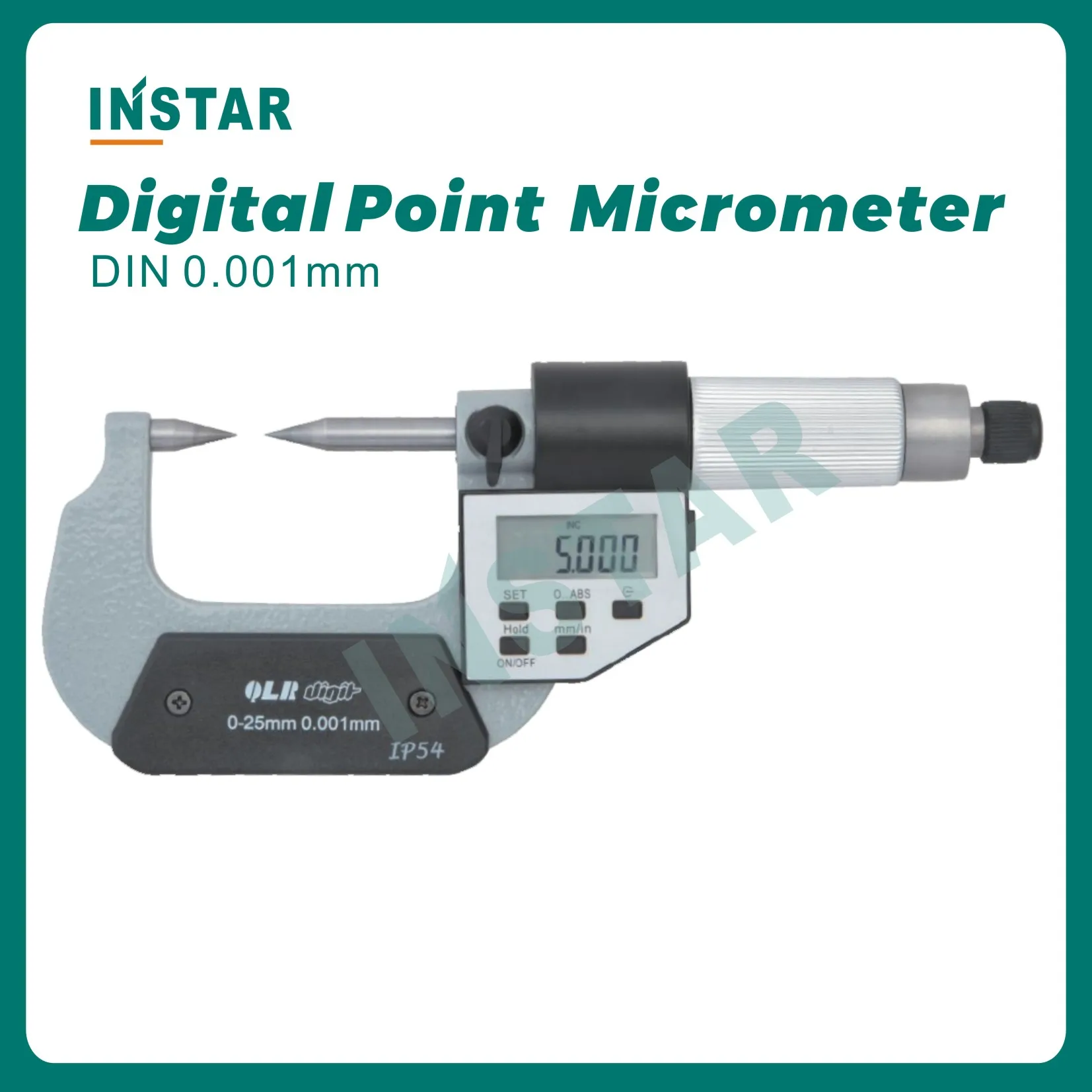 

Цифровой точечный микрометр IP54 0-25 мм 0,01 мм, внешний микрометр промышленного качества 25-50 мм 50-75 мм 75-100 мм DIN