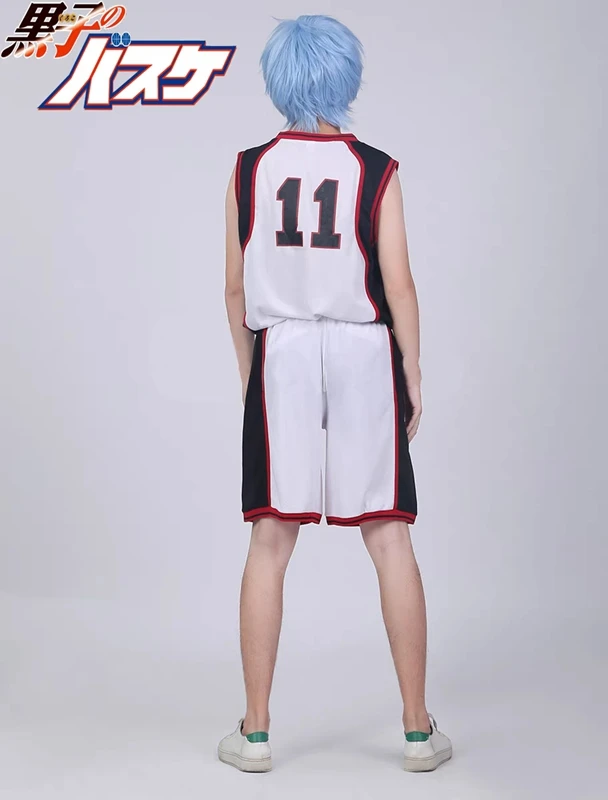 Баскетбольная футболка в стиле аниме Kuroko no Basuke SEIRIN # 10 Кагами # Комплект из 2-х предметов: майка и шорты унисекс Tetsuya, 2 цвета, униформа (art.: 3920dc30985b0) - 3920dc30985b0