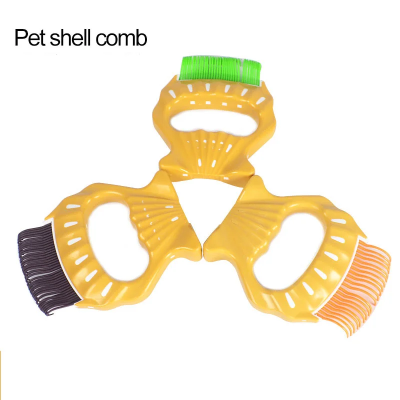 

1pcs Shell Shaped Pet Dog Cat Massage Brush Pet Hair Removal Grooming Comb for Puppy Kitten Pet Dog Cleaning Accessories