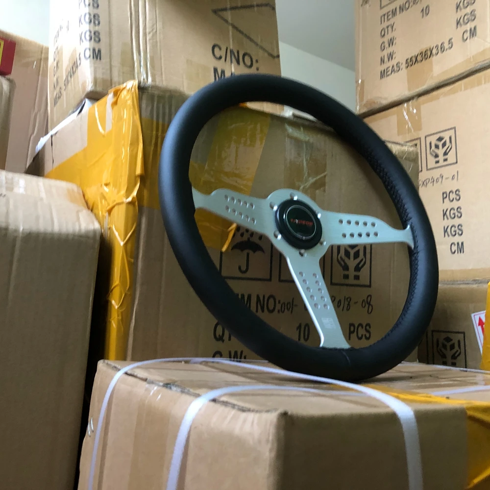 Классическое универсальное гоночное рулевое колесо 14 дюймов для VW HONDA TOYOTA
