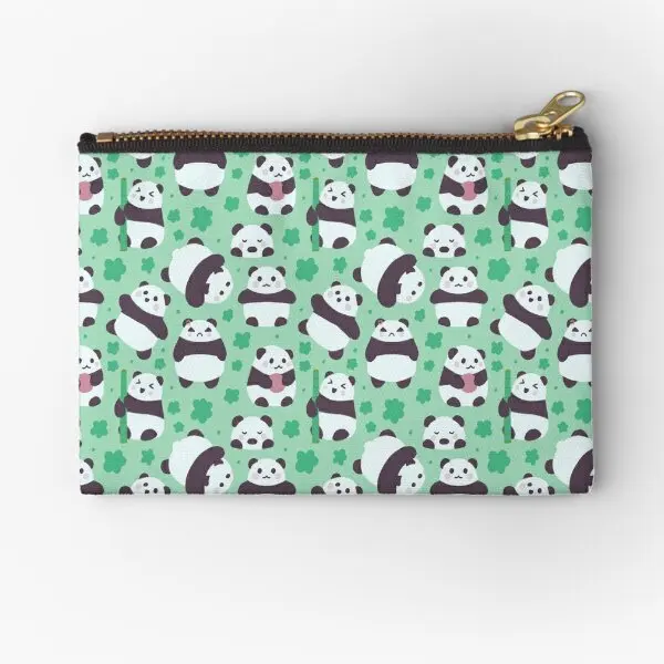 

Cute Panda Pattern Zipper Pouches Cosmetic Packaging Pocket Socks Storage Bag Coin Panties Money Underwear Men Wallet Key Pure