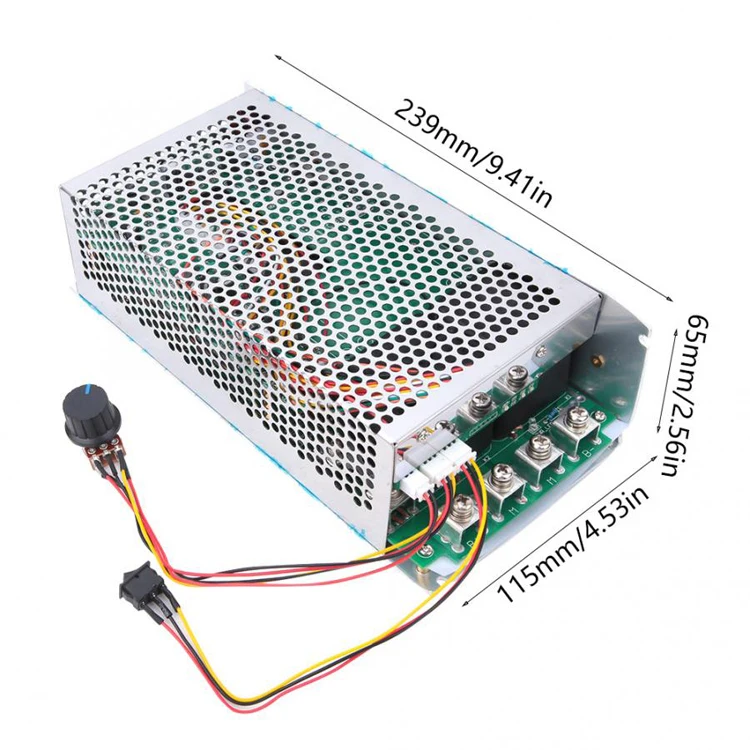 PWM Motor Speed Controller 7500W DC 10-50V 100A Variable Motor Regulator