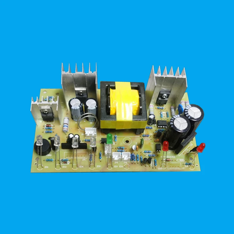 

New car battery charger DIY circuit board reverse alarm short circuit protection 12v24v battery charging