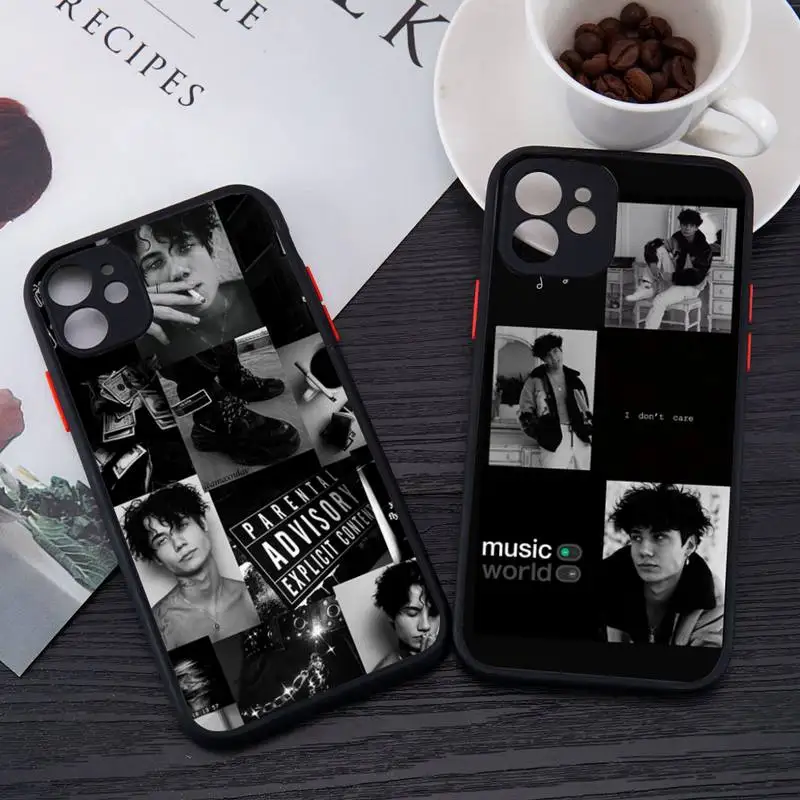 

Jxdn famous singer Phone Case matte transparent For iphone 7 8 11 12 13 plus mini x xs xr pro max cover