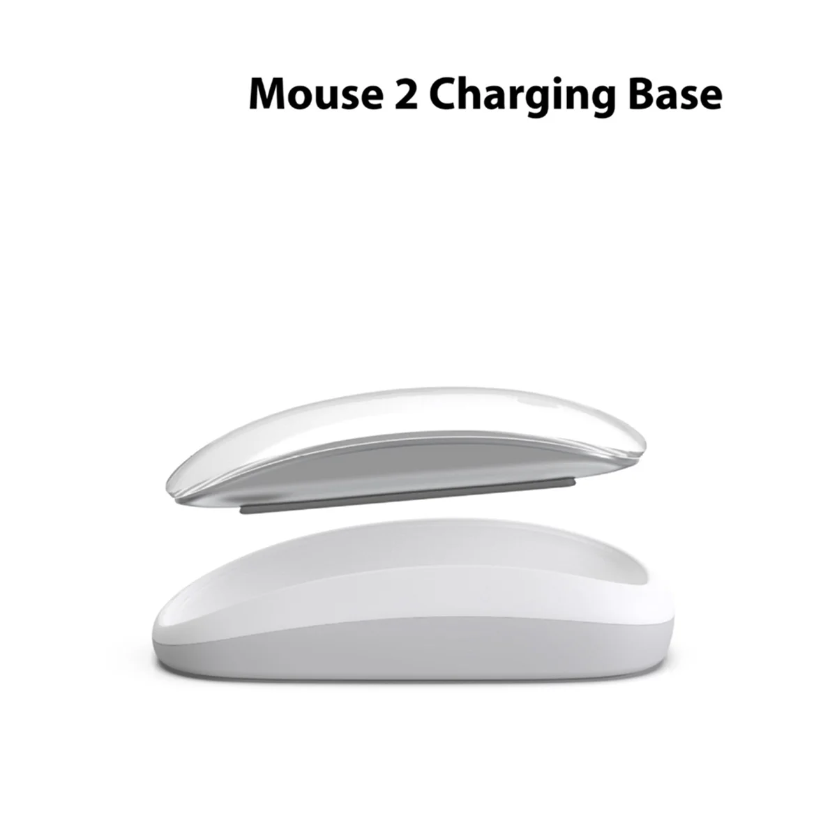 Фото Док-станция для мыши AA91 для Apple Magic Mouse 2, зарядная док-станция, эргономичная беспроводная зарядная панель, корпус повышенной высоты-A №1