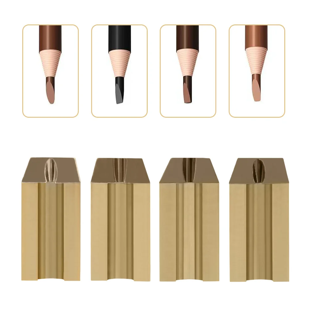 

Микроблейдинг, новый карандаш для бровей, точилка для бровей, карандаш для заточки, тонкие инструменты для полуперманентных бровей, золотой...