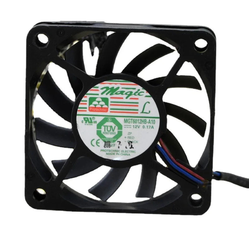 Новый охлаждающий вентилятор для процессора MAGIC MGT6012HB-A10 12V 0.17A, Компьютерный Вентилятор 6010 6 см 60*60*10 мм