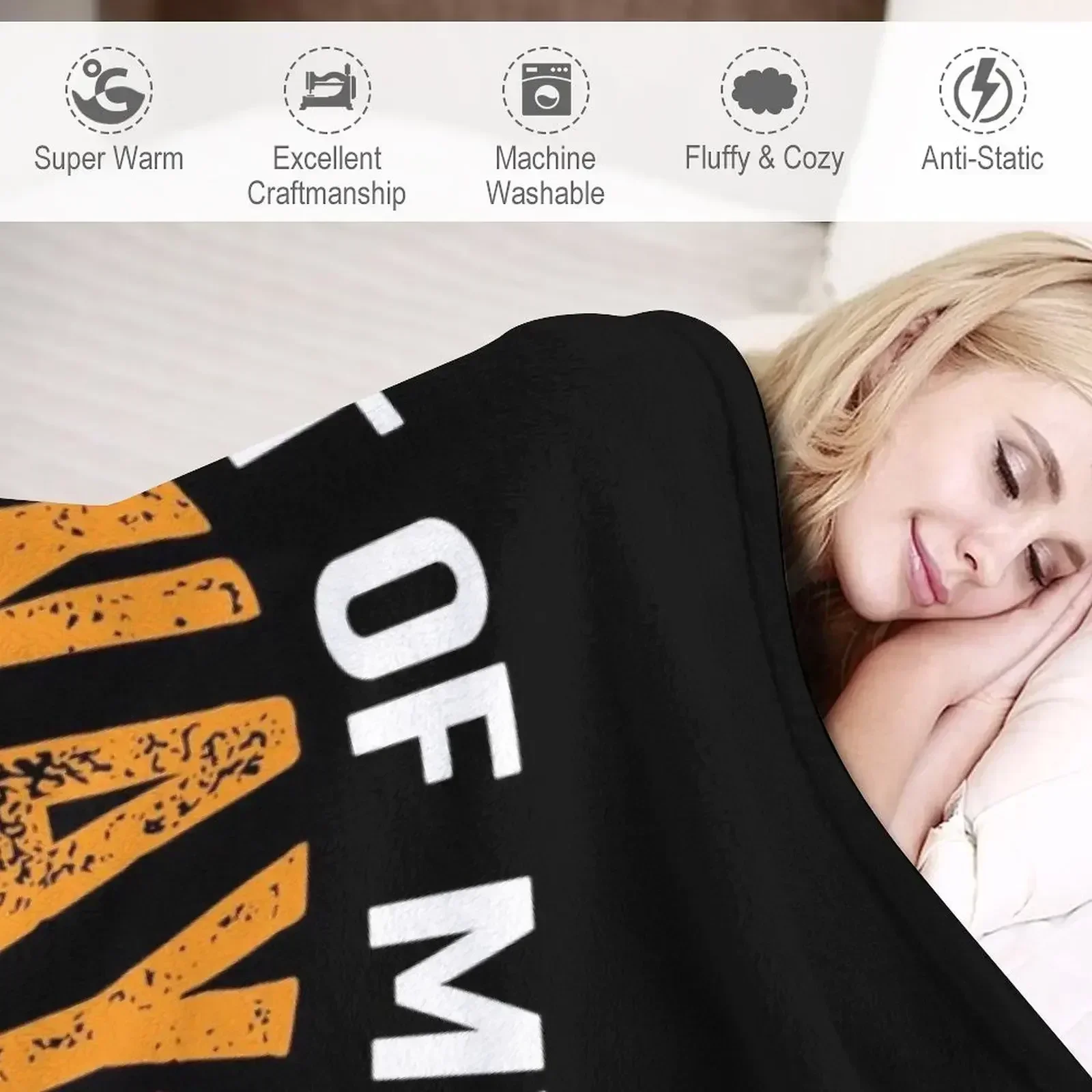 Out Of My Way Im Going To Bingo Пледы Плюшевые фланелевые кровати Модные мягкие одеяла