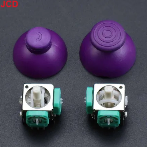 4 в 1 левый и правый 3D-аналоговый джойстик + кнопки большого пальца для Nintendo GameCube, запасные части для ремонта контроллера NGC GC