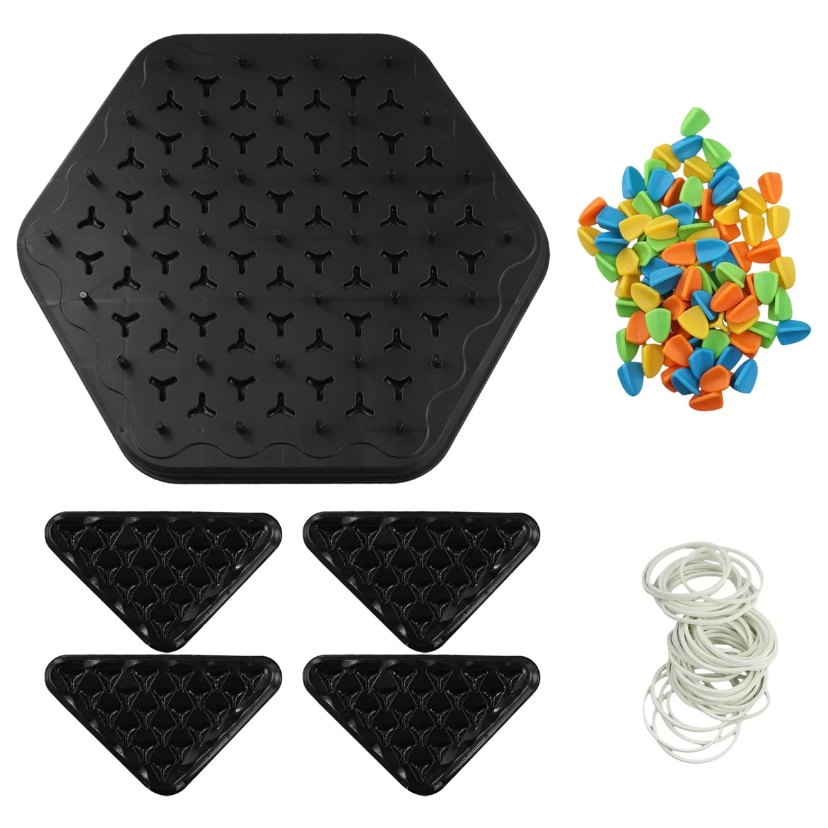 Цепочка треугольная шахматная игра тригл Резиновая лента игровая версия для