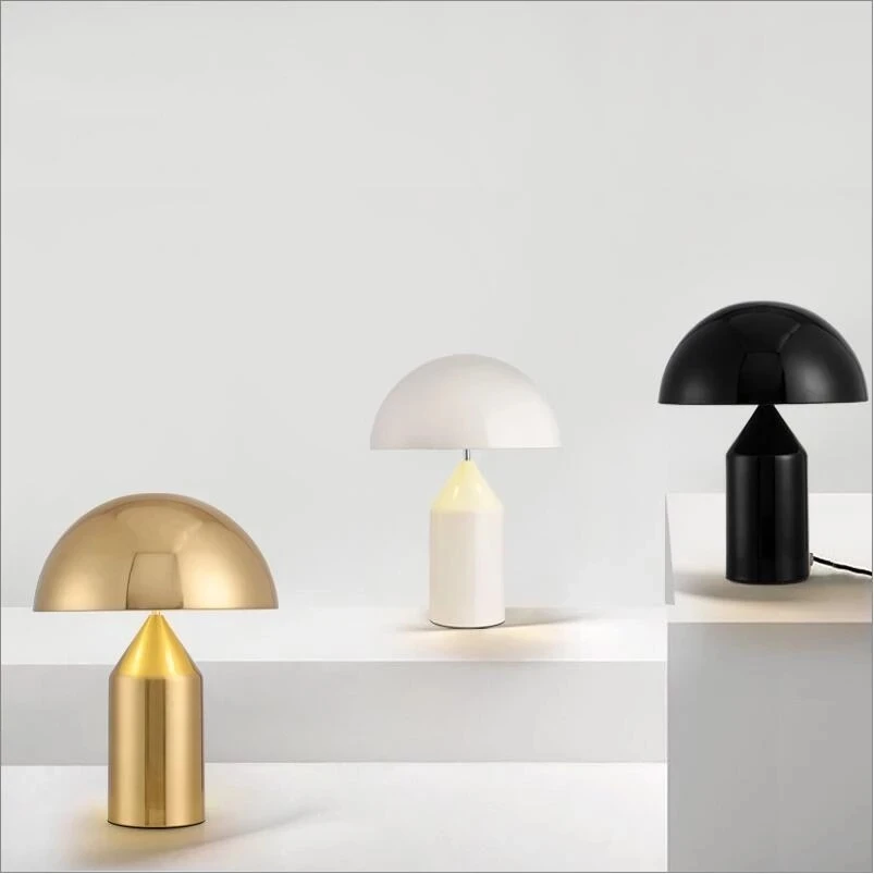 

Postmodern Minimalist Luxury Mushroom Table LED Lamp Bedroom Light Study Table Light Nordic Personality Design Bedside Lamp