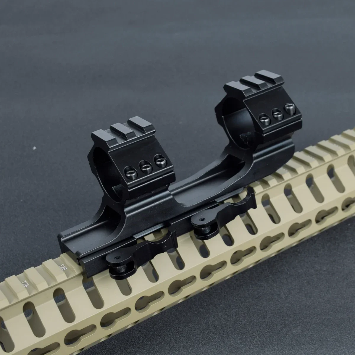 Быстросъемное цельное крепление для прицела 25 4 мм/30 мм с двумя кольцами