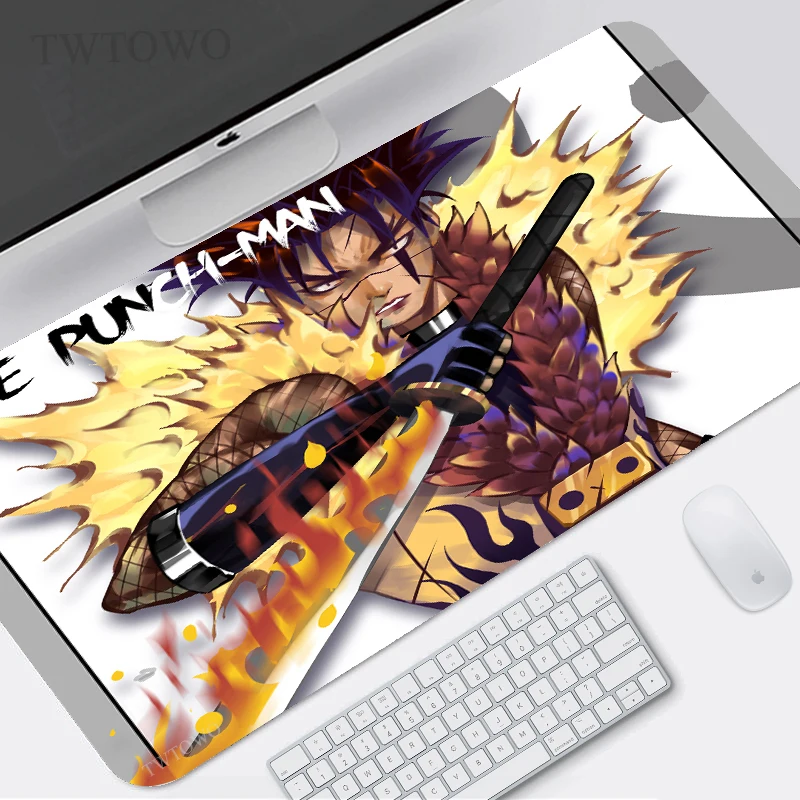 

Anime One Punch Man Mouse Pad Gaming XL Large Home Computer Mousepad XXL Office Soft Natural Rubber Computer Mouse Mat