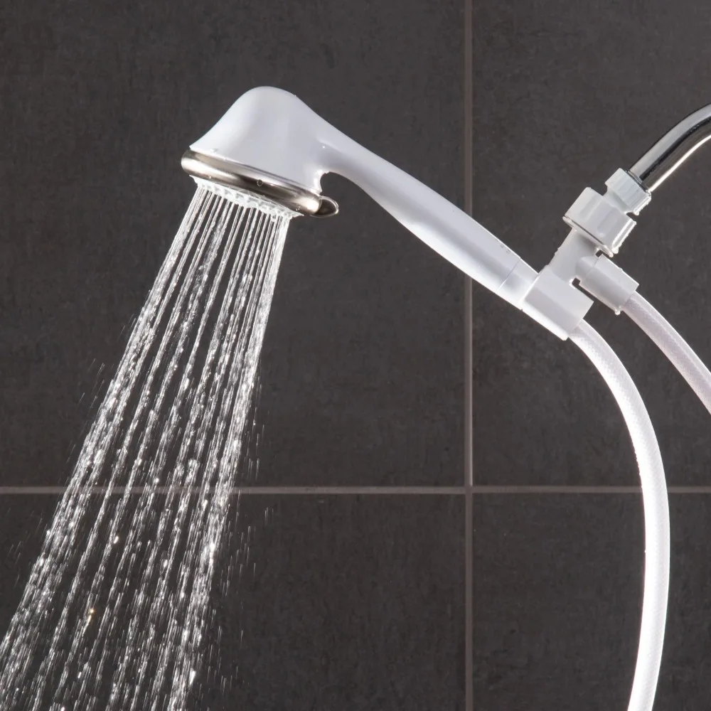 

2023 Waterpik 6-Mode PowerSpray + Ручная Лейка для душа, белая, 1,8 GPM