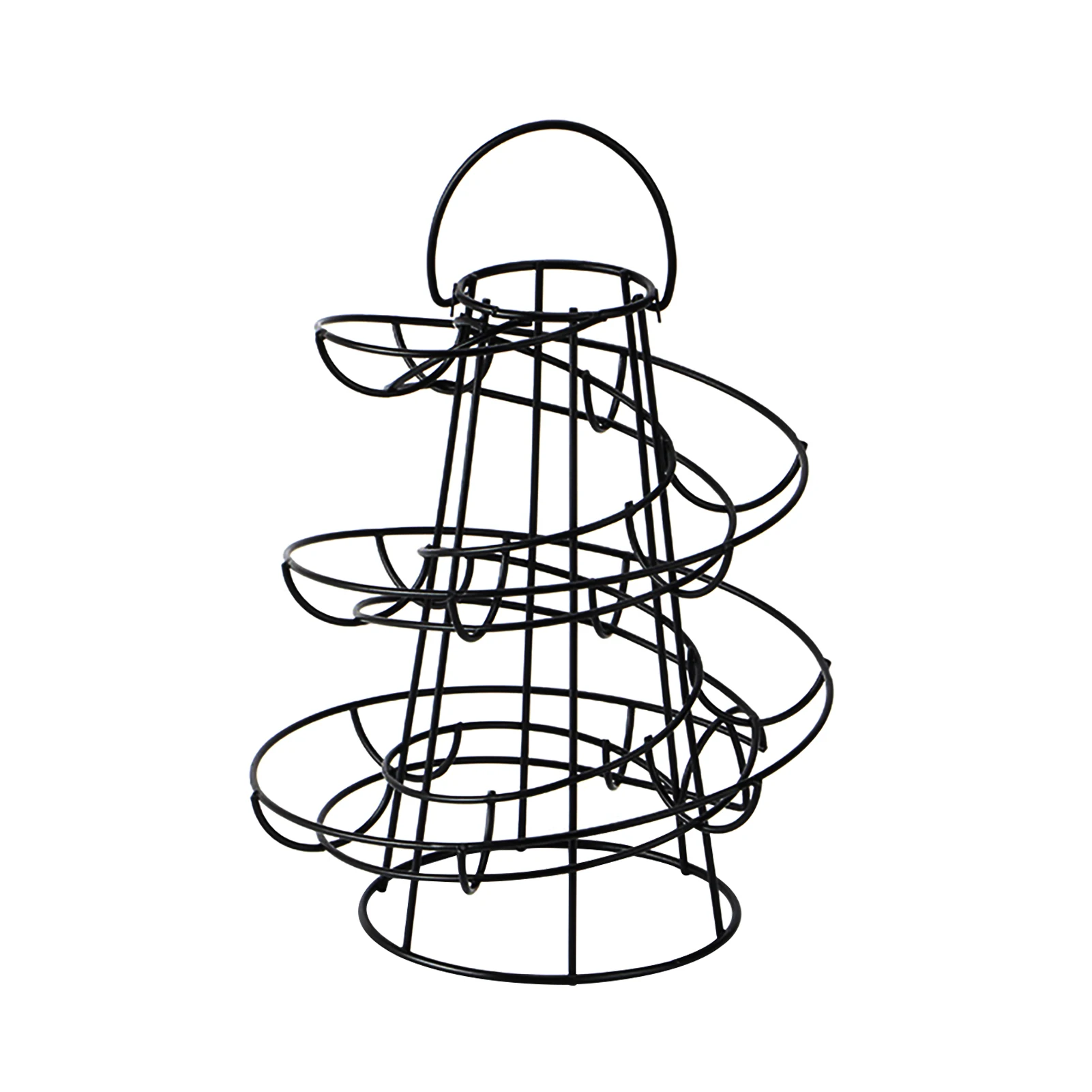 

Экономия пространства органайзер для хранения Столешница Металл 360 градусов спиральный дизайн кухонные принадлежности отдельно стоящий диспенсер скелтер