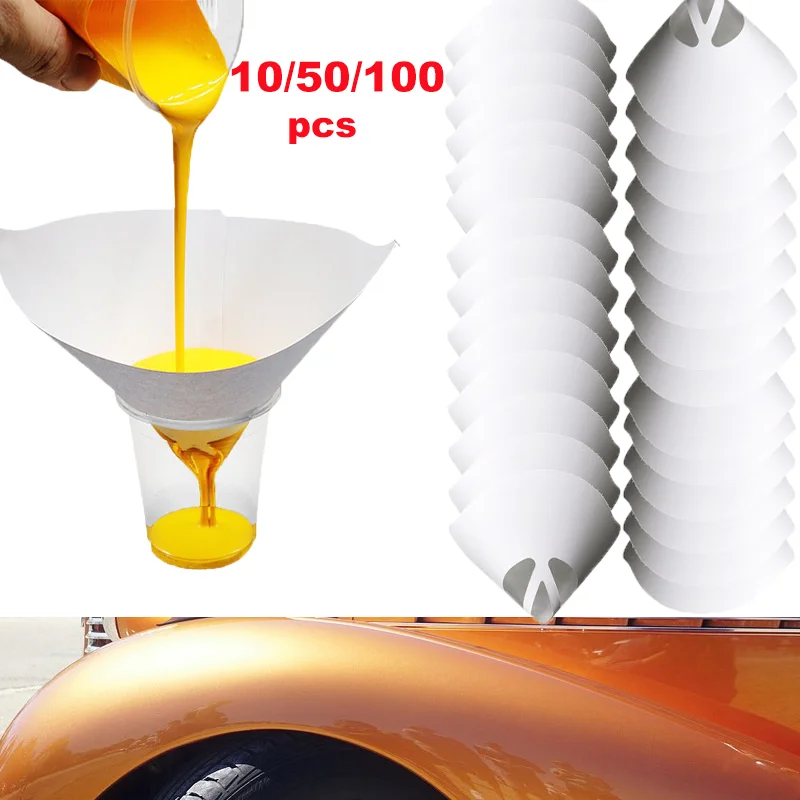 Одноразовая коническая нейлоновая фильтрующая воронка 10-100 шт. оптовая продажа