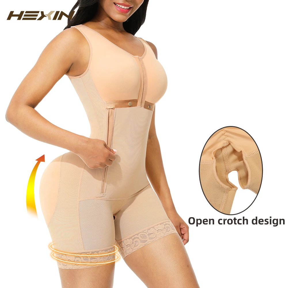 Fajas Colombianas Waist Trainer Full Body Shaper Bodysuit Postpartum Girdle Post Surgery Stage 2 Faja Butt Lifter Shapewear