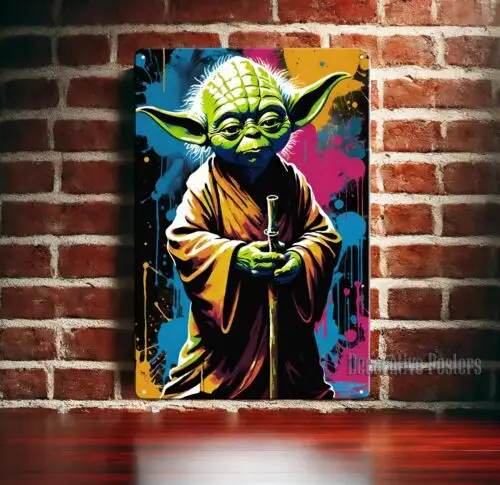 

Металлический постер Yoda