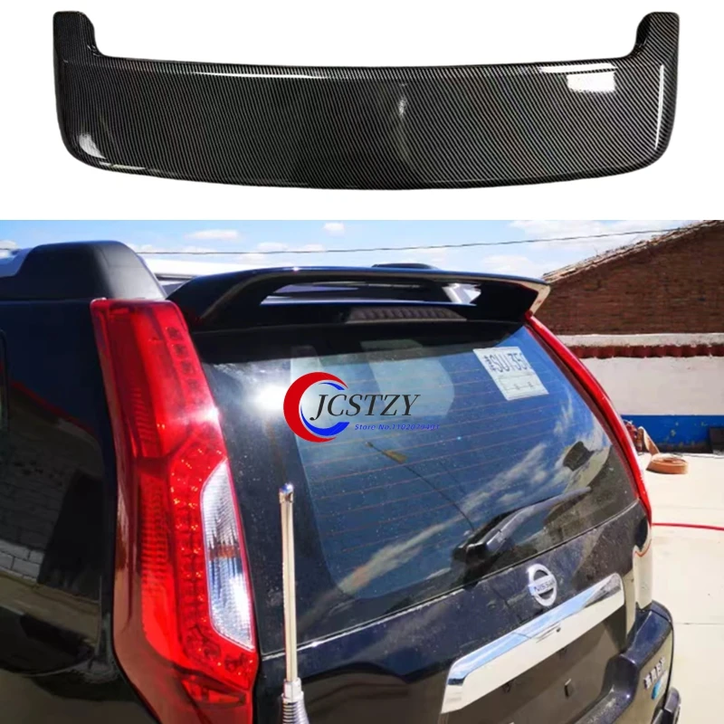 

Для Nissan X-trail 2007-2013 украшение автомобиля неокрашенный задний спойлер высокого качества ABS материал крыши хвостовое крыло