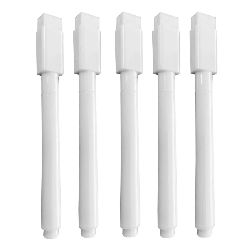 

High-quality Materials White Dry Erase Marker Low Odor Fine Whiteboard Marker Pen 5pcs Suitable For Note Board