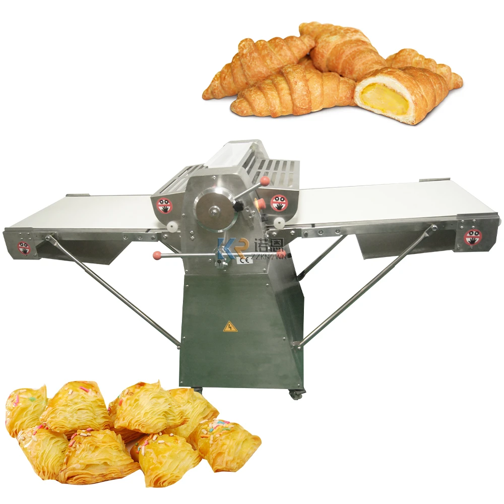 

Pizza Pastry Press Shortening Machine Electric Dough Sheeter Danish Pastry Making Machine For Croissants Equipment