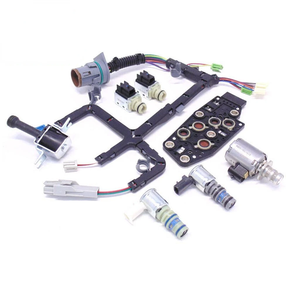 

7 шт., 4L60E, 4L65E, 4L7, 0E, электромагнит коробки передач Kit с жгутом, подходит для всех GM 2006-2008