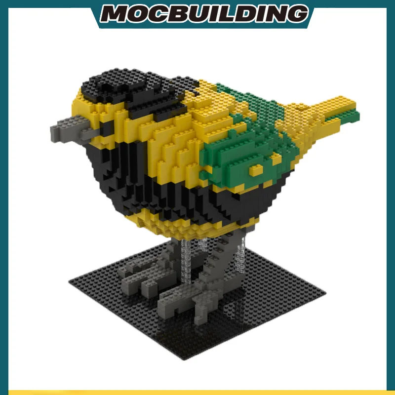 MOC строительные блоки животное птица статуя модель DIY сборка кирпичи коллекция